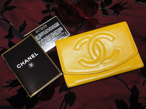 yellow chanel wallet|Chanel small zipper wallet.